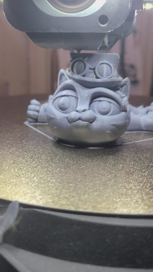 Steampunk Cat - 3D Print