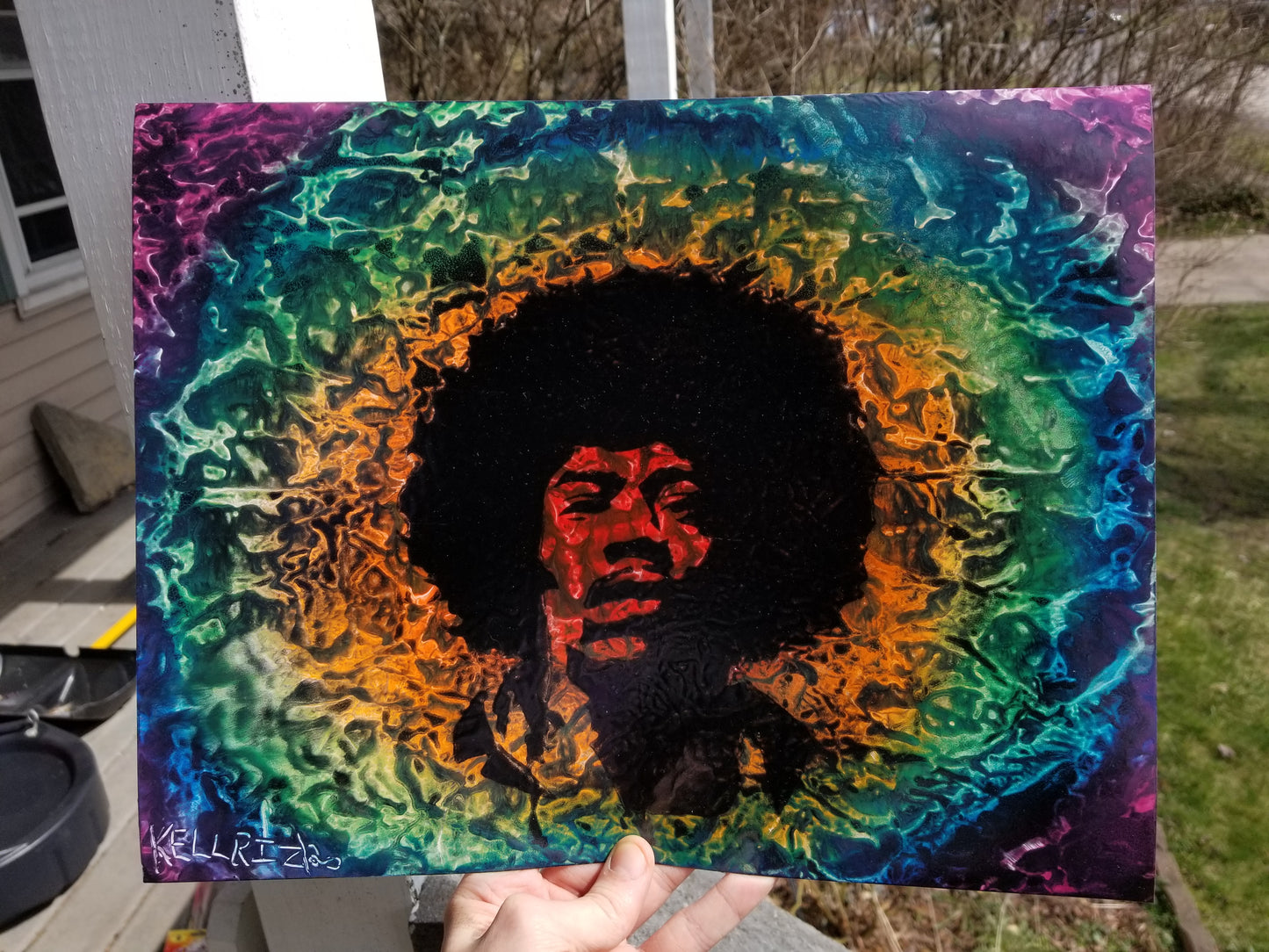POSTER of Rainbow jimi hendrix