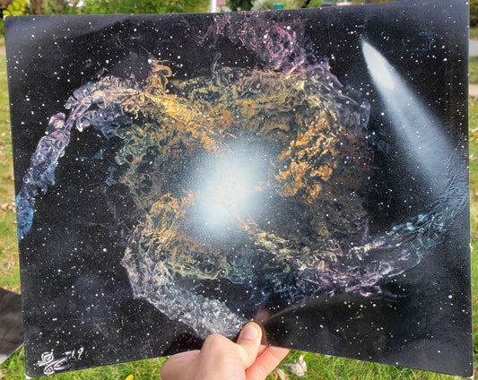 Spiral galaxy? Space painting