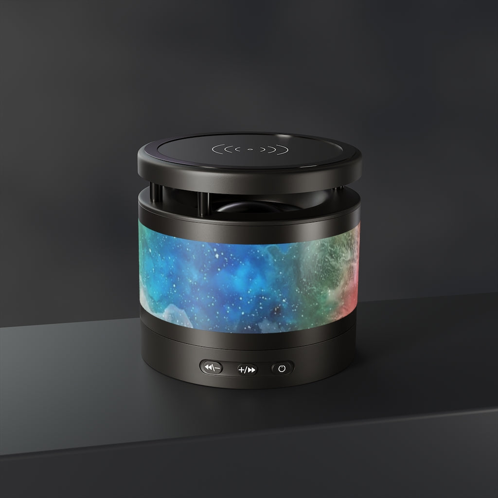Nebula Metal Bluetooth Speaker and Wireless Charging Pad