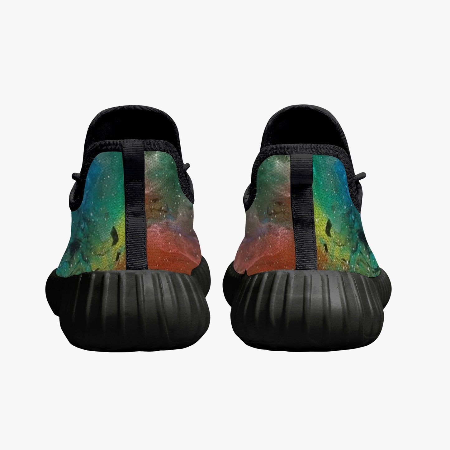NEBULA Mesh Knit Sneakers - White/Black