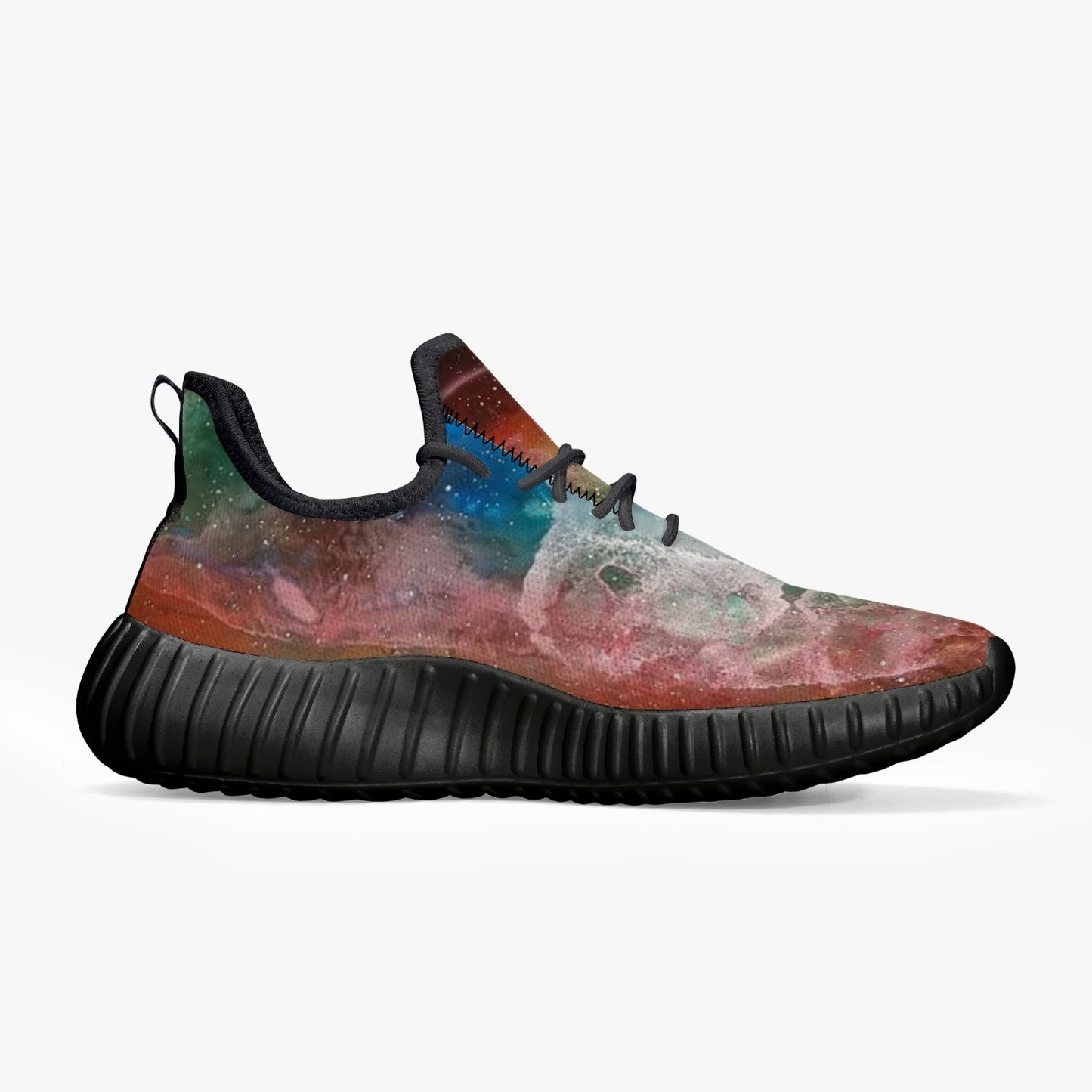 NEBULA Mesh Knit Sneakers - White/Black