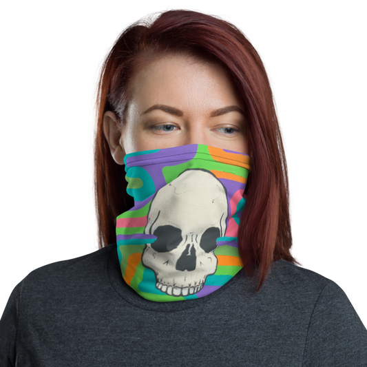Psychedelic Skull Mask / Neck Gaiter