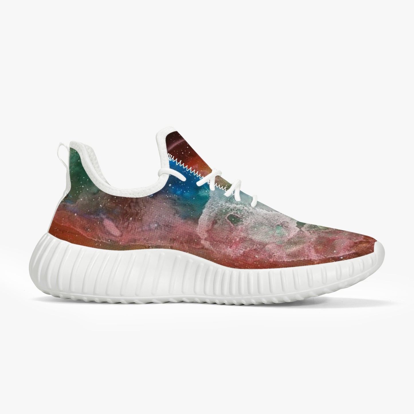 NEBULA Mesh Knit Sneakers - White/Black