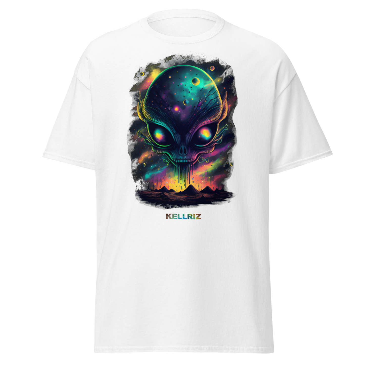 Watercolor Alien Classic tee
