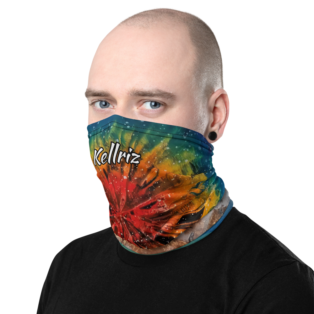 Rainbow Sky Explosion Mask/Gaiter