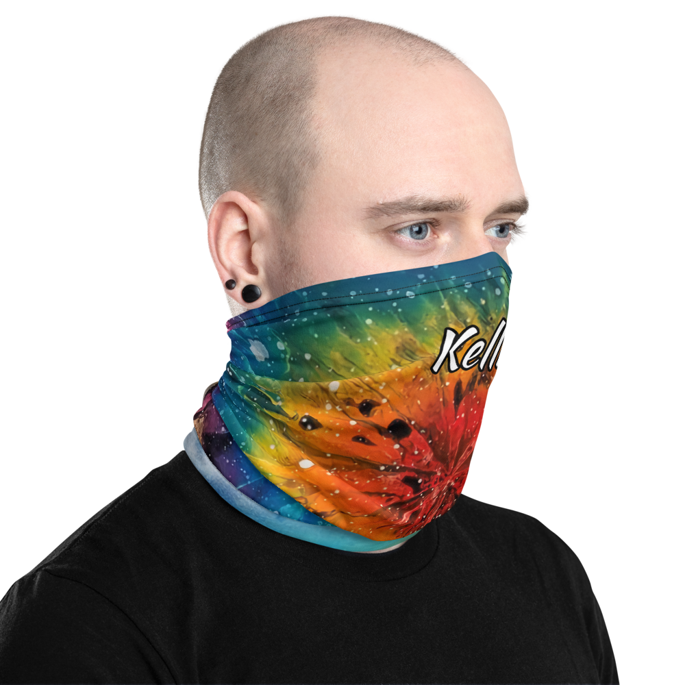 Rainbow Sky Explosion Mask/Gaiter