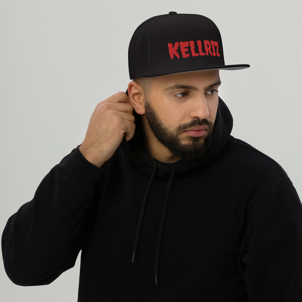 Red KELLRIZ Snapback Hat