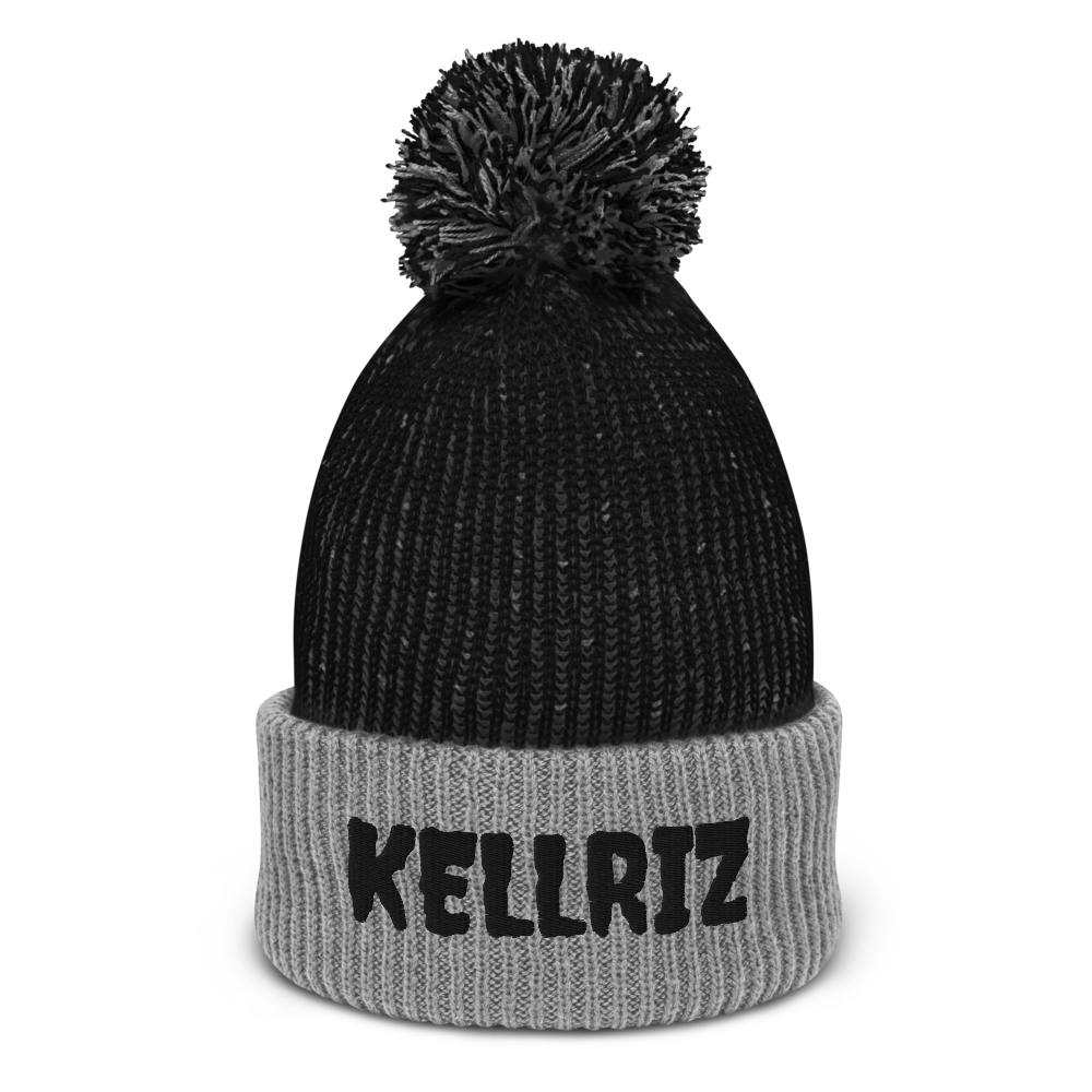 KELLRIZ multicolor Pom-Pom Beanie