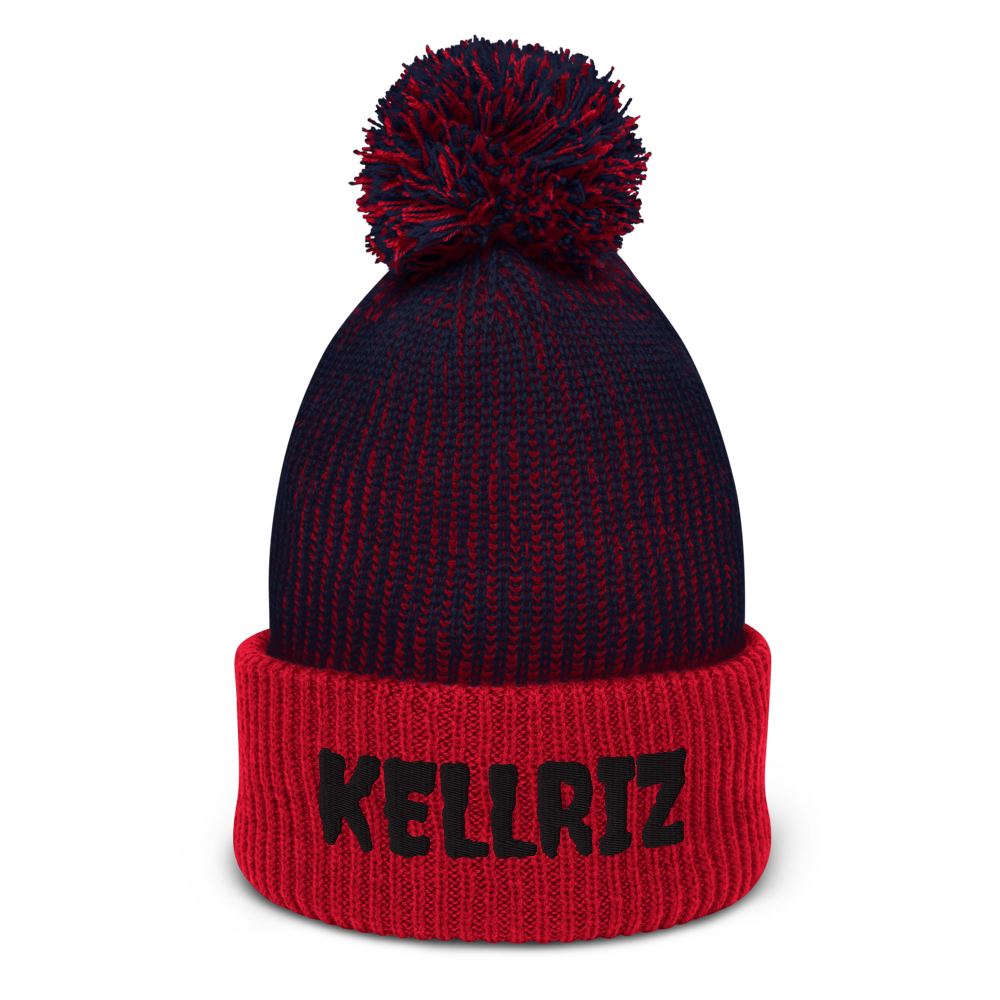 KELLRIZ multicolor Pom-Pom Beanie
