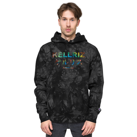KELLRIZ Unisex Champion tie-dye hoodie