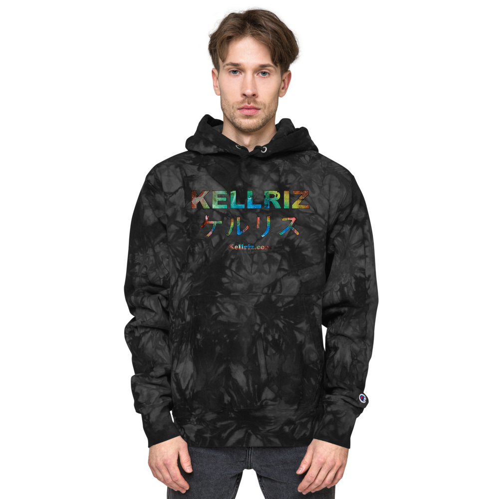 KELLRIZ Unisex Champion tie-dye hoodie