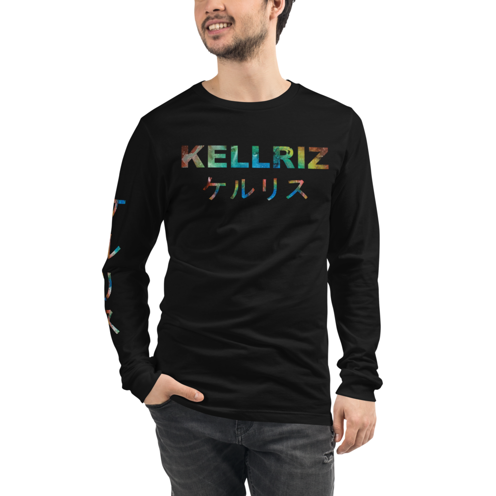 Kellriz Japanese text Unisex Long Sleeve Tee
