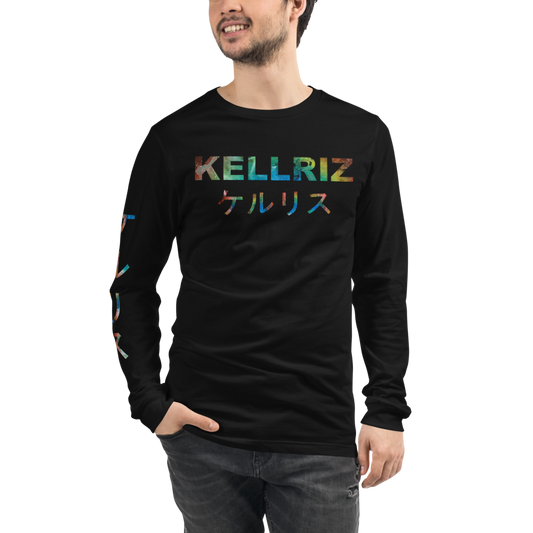 Kellriz Japanese text Unisex Long Sleeve Tee