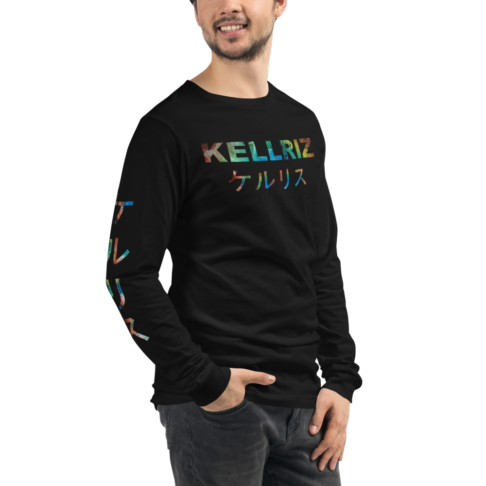 Kellriz Japanese text Unisex Long Sleeve Tee