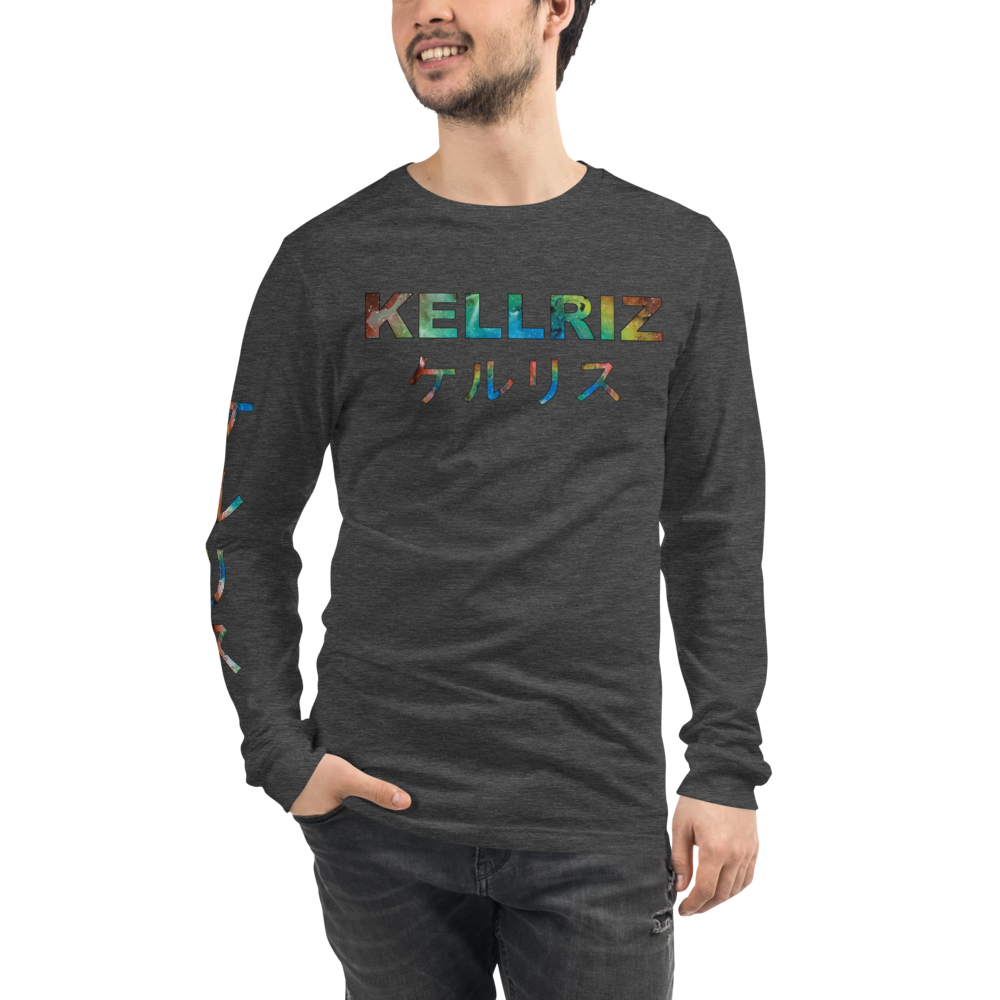 Kellriz Japanese text Unisex Long Sleeve Tee