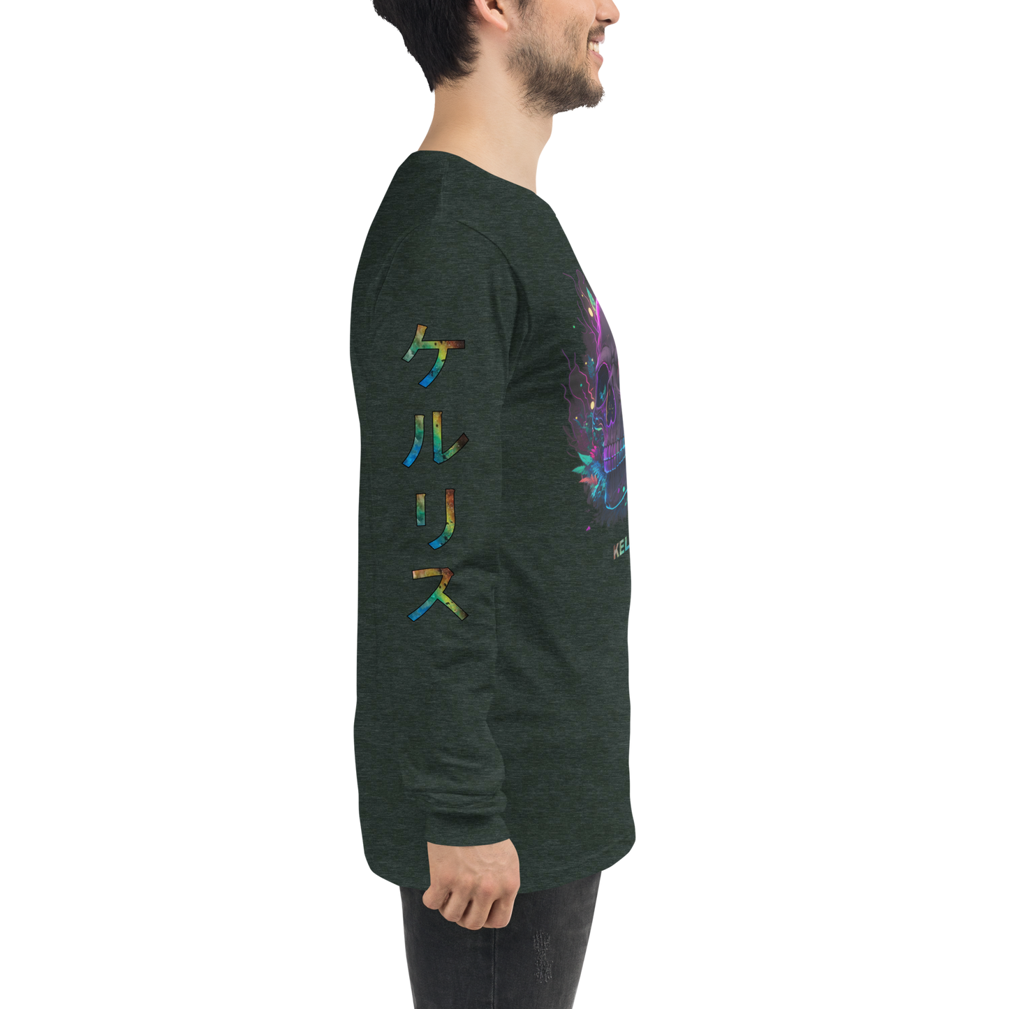 Neon Skull Long sleeve Unisex Long Sleeve Tee
