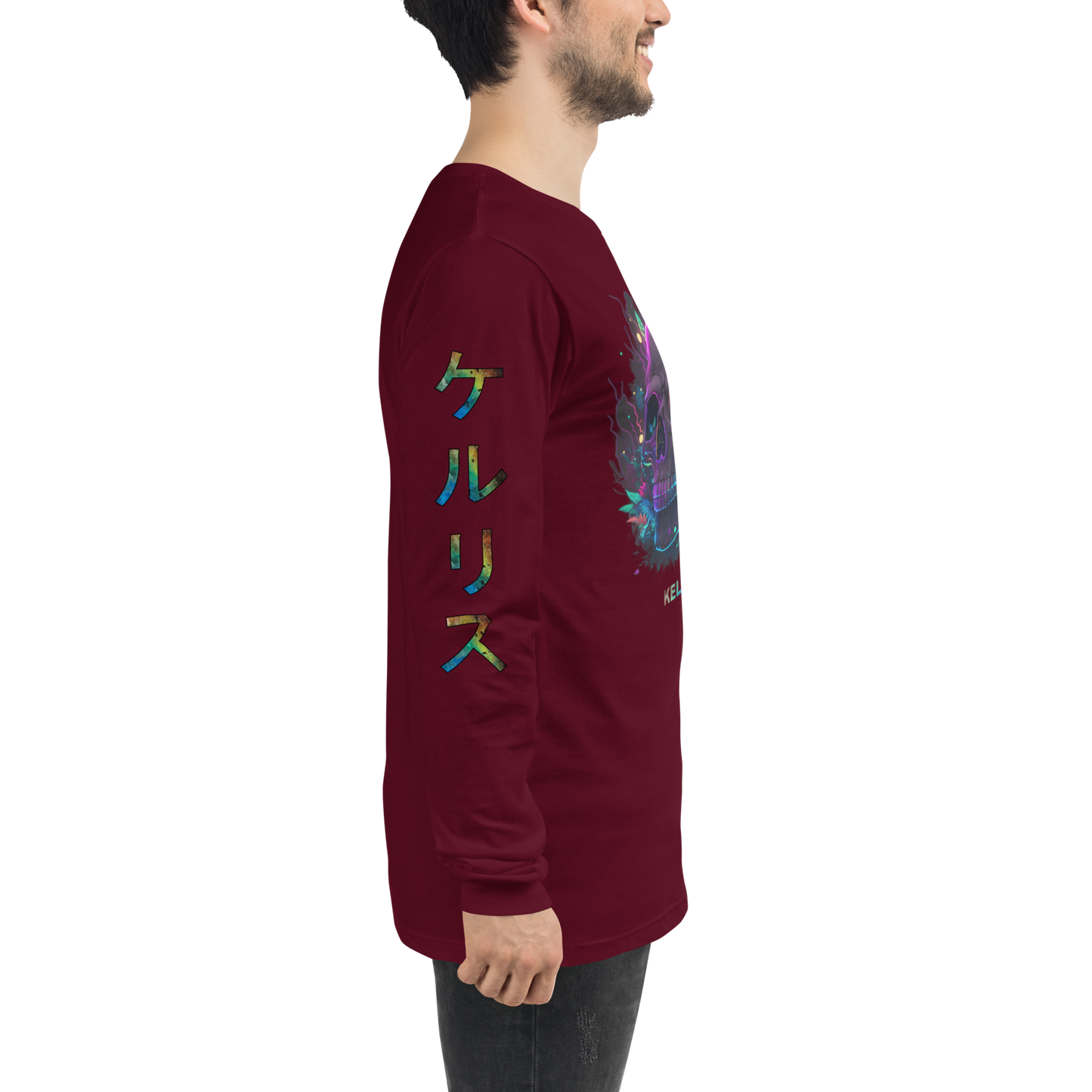 Neon Skull Long sleeve Unisex Long Sleeve Tee