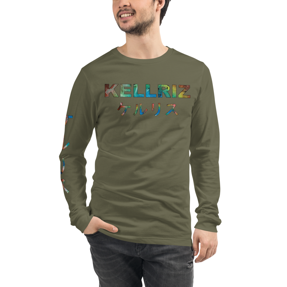Kellriz Japanese text Unisex Long Sleeve Tee