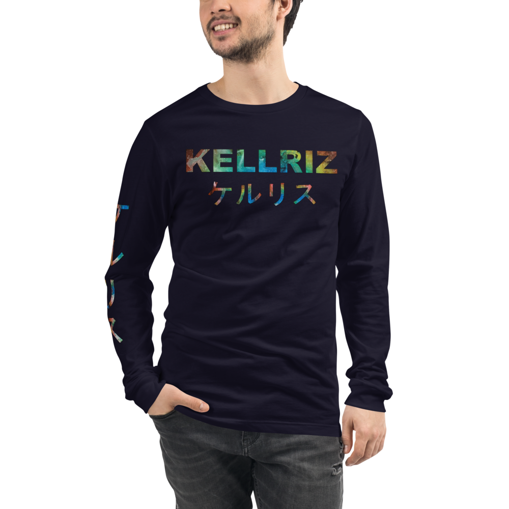 Kellriz Japanese text Unisex Long Sleeve Tee