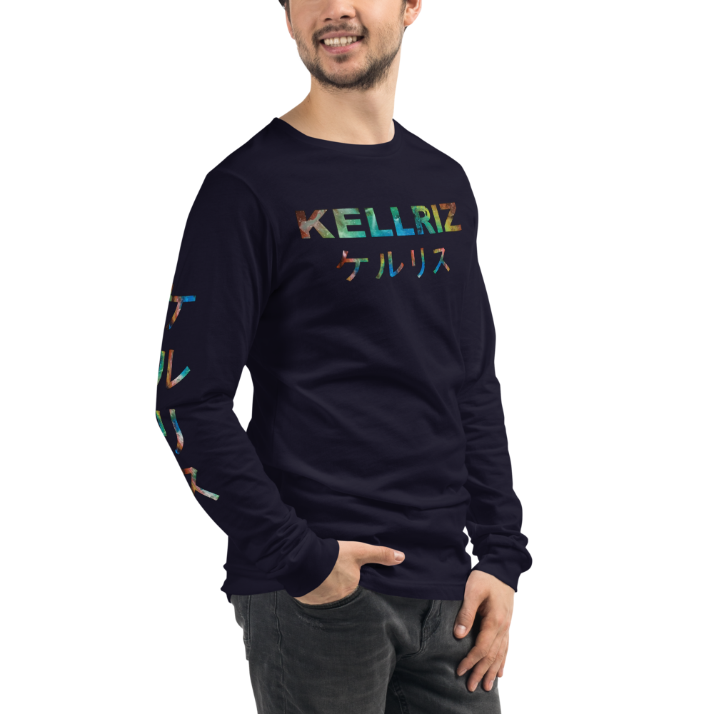Kellriz Japanese text Unisex Long Sleeve Tee
