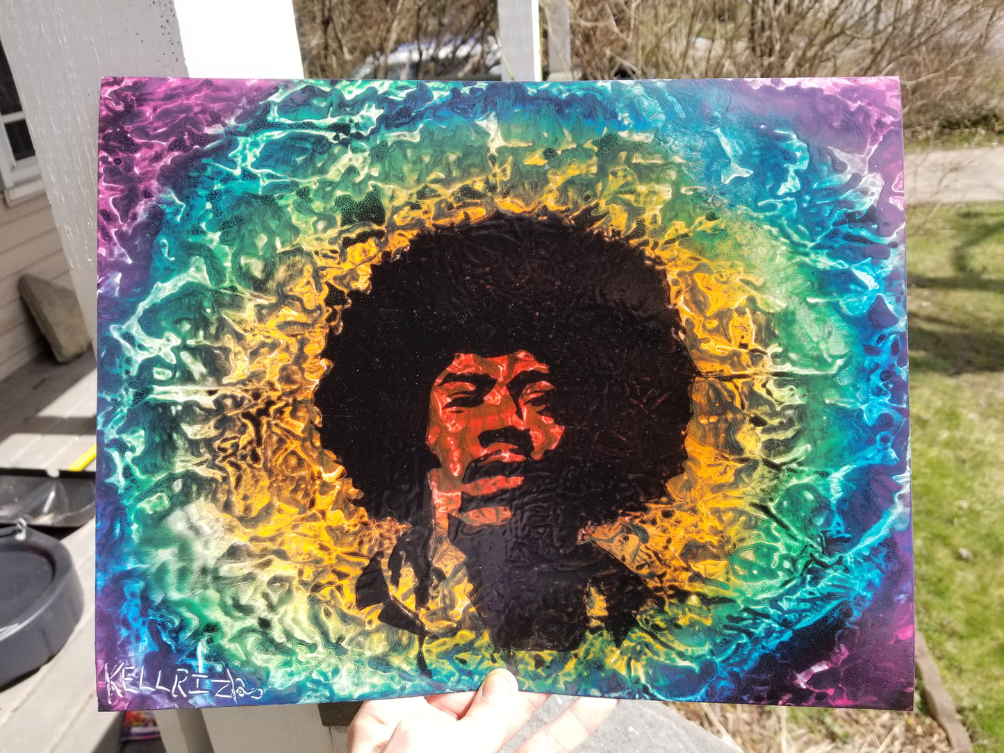 POSTER of Rainbow jimi hendrix