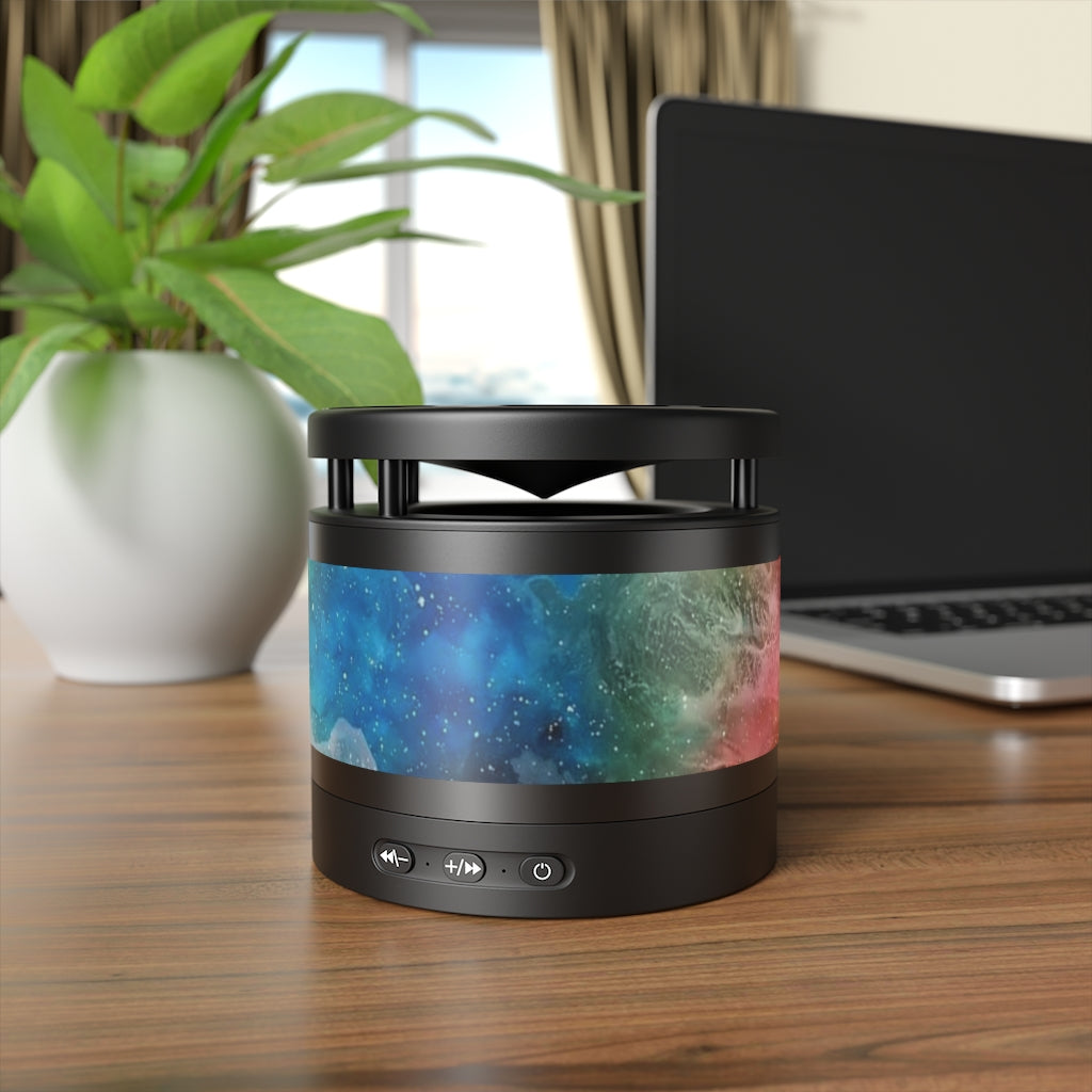 Compact Nebula Metal Bluetooth Speaker hotsell with Wireless Charging Pad, Compatible with iPhone/iOS and Android Phones By Productive Slacker