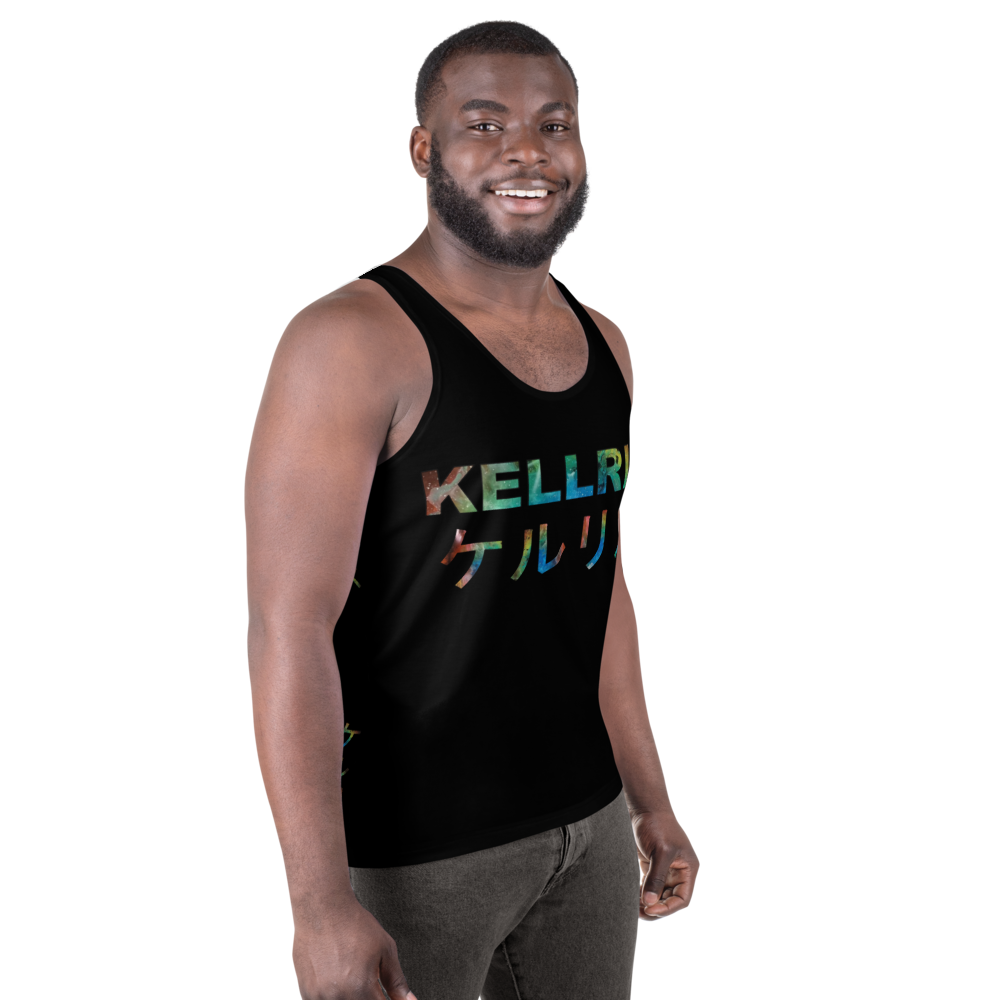 Kellriz Japanese text Unisex Tank Top