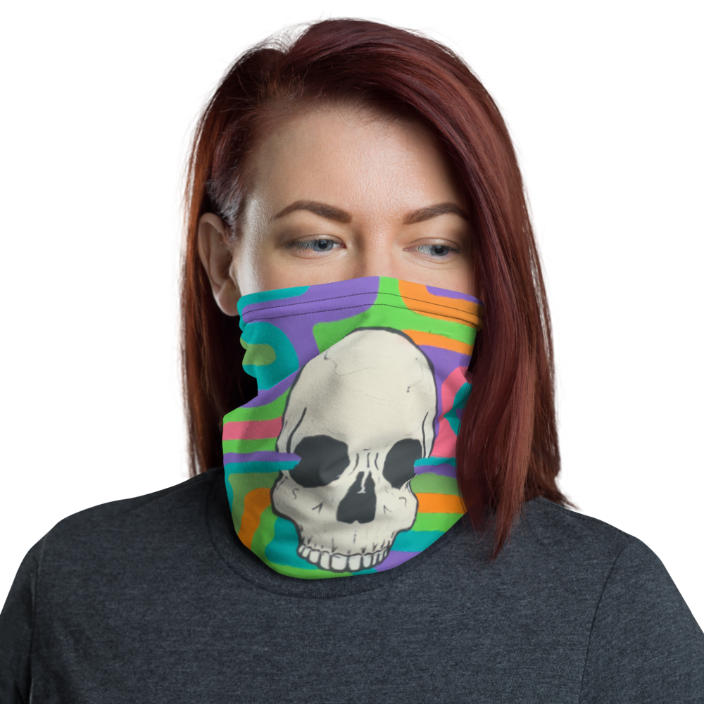 Psychedelic Skull Mask / Neck Gaiter