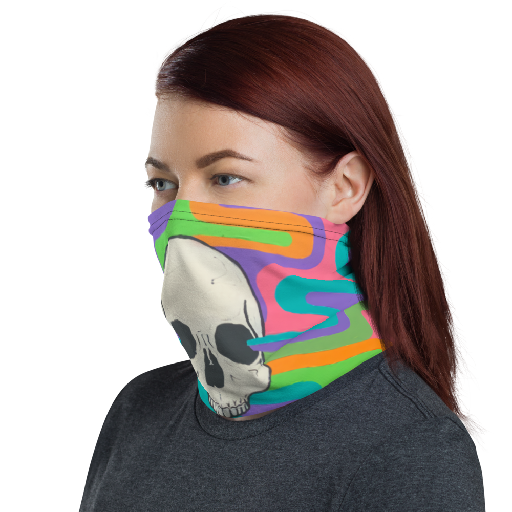 Psychedelic Skull Mask / Neck Gaiter