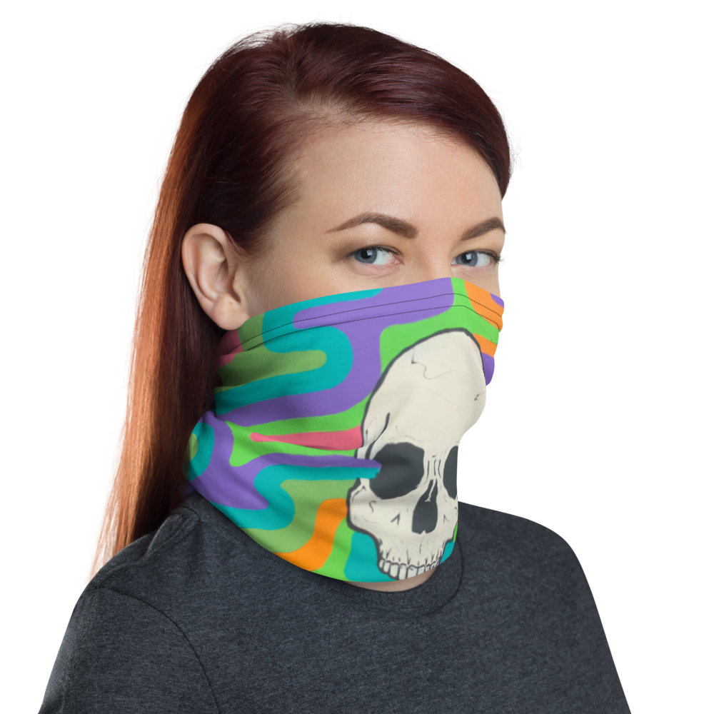 Psychedelic Skull Mask / Neck Gaiter