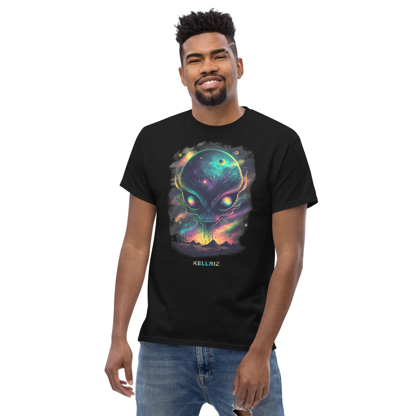 Watercolor Alien Classic tee