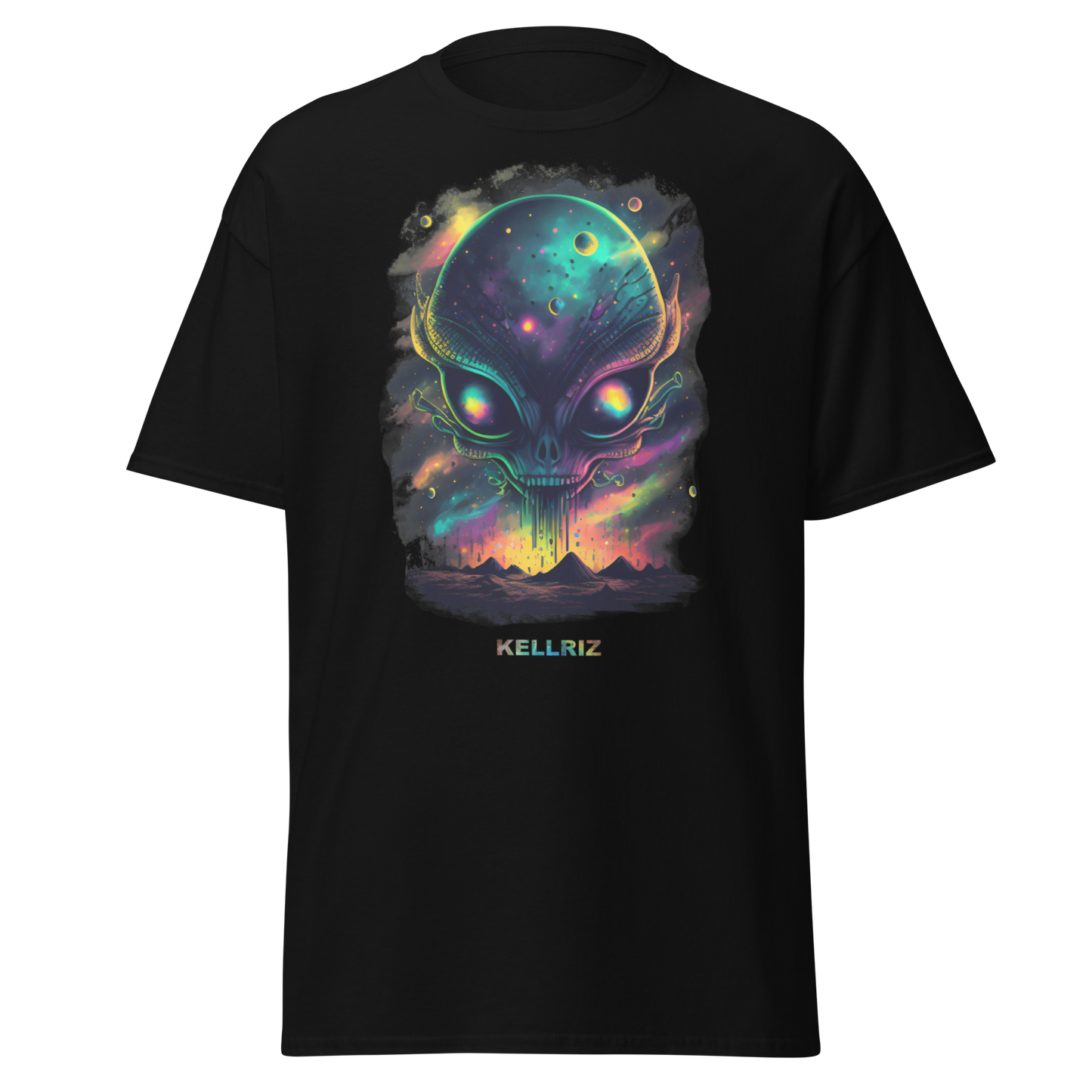 Watercolor Alien Classic tee