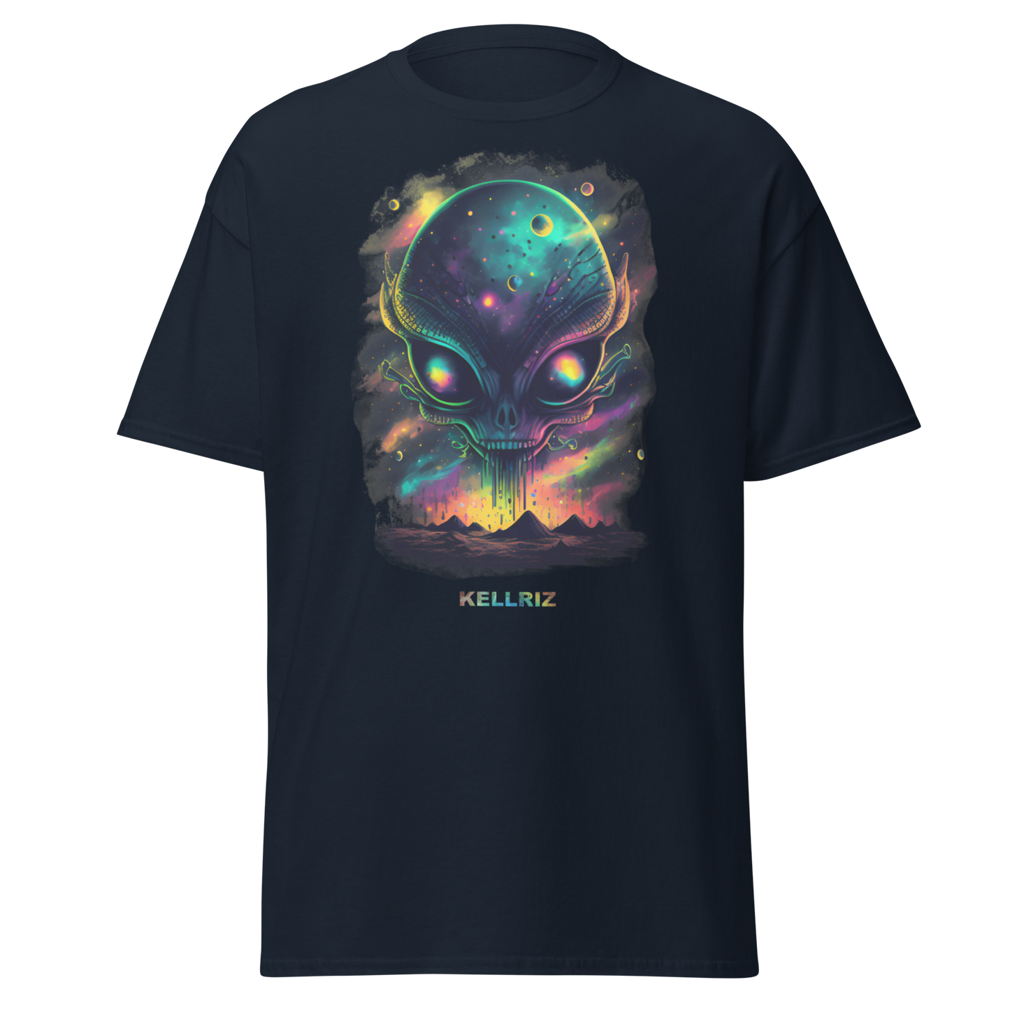 Watercolor Alien Classic tee