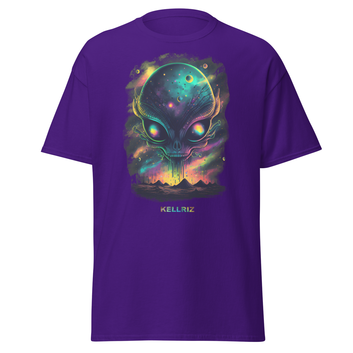 Watercolor Alien Classic tee