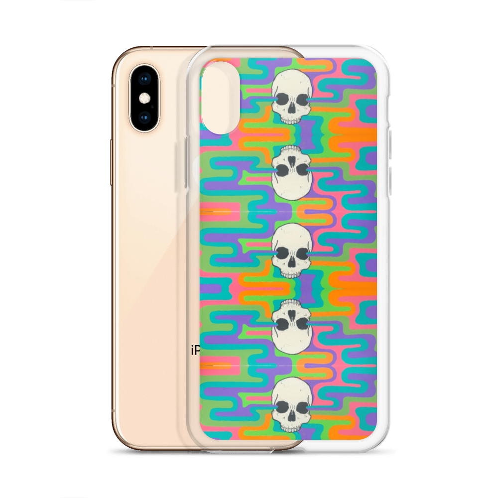 Supreme Logo Psychedelic iPhone Case