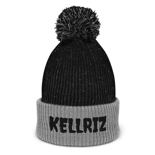 KELLRIZ multicolor Pom-Pom Beanie