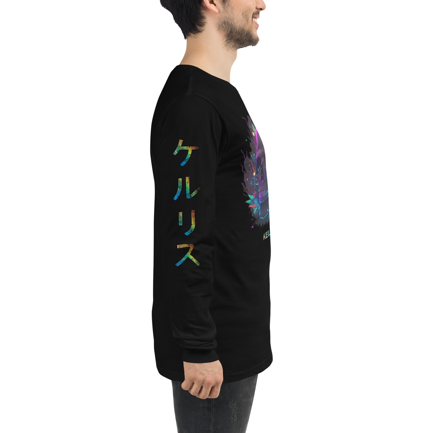 Neon Skull Long sleeve Unisex Long Sleeve Tee