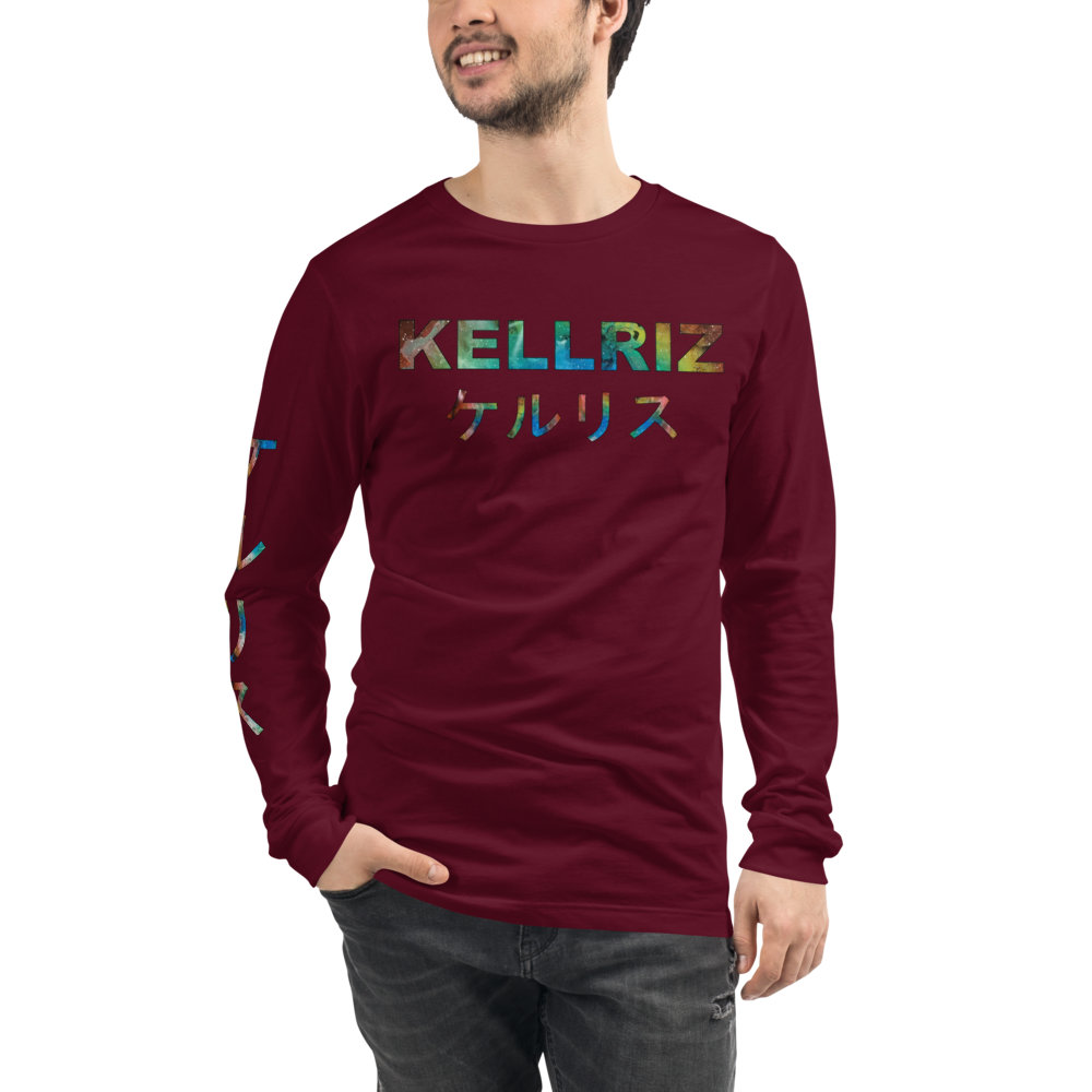 Kellriz Japanese text Unisex Long Sleeve Tee