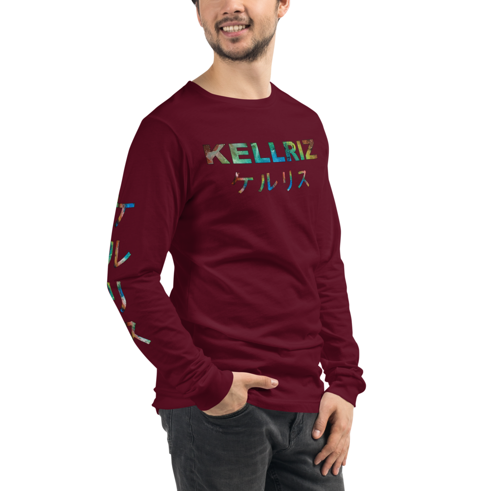 Kellriz Japanese text Unisex Long Sleeve Tee