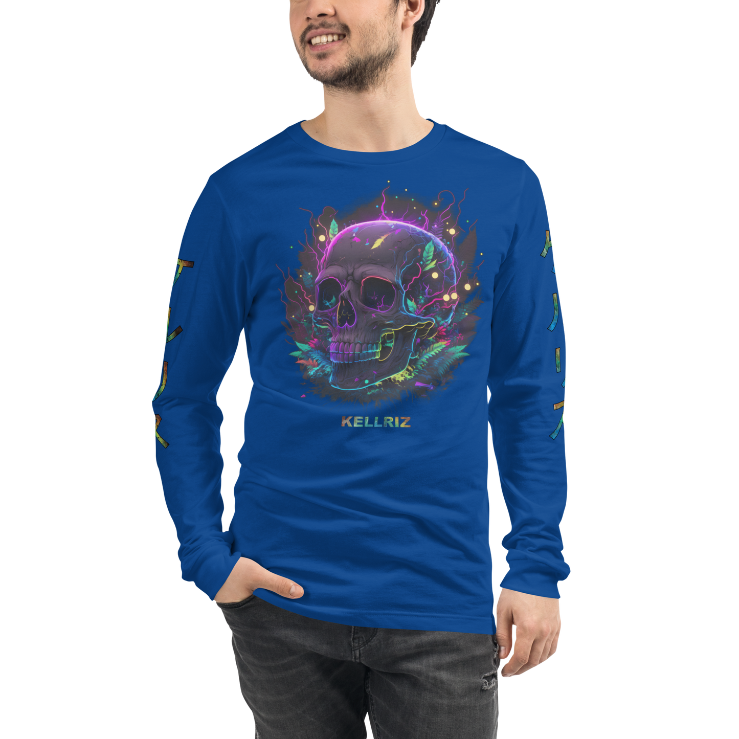 Neon Skull Long sleeve Unisex Long Sleeve Tee