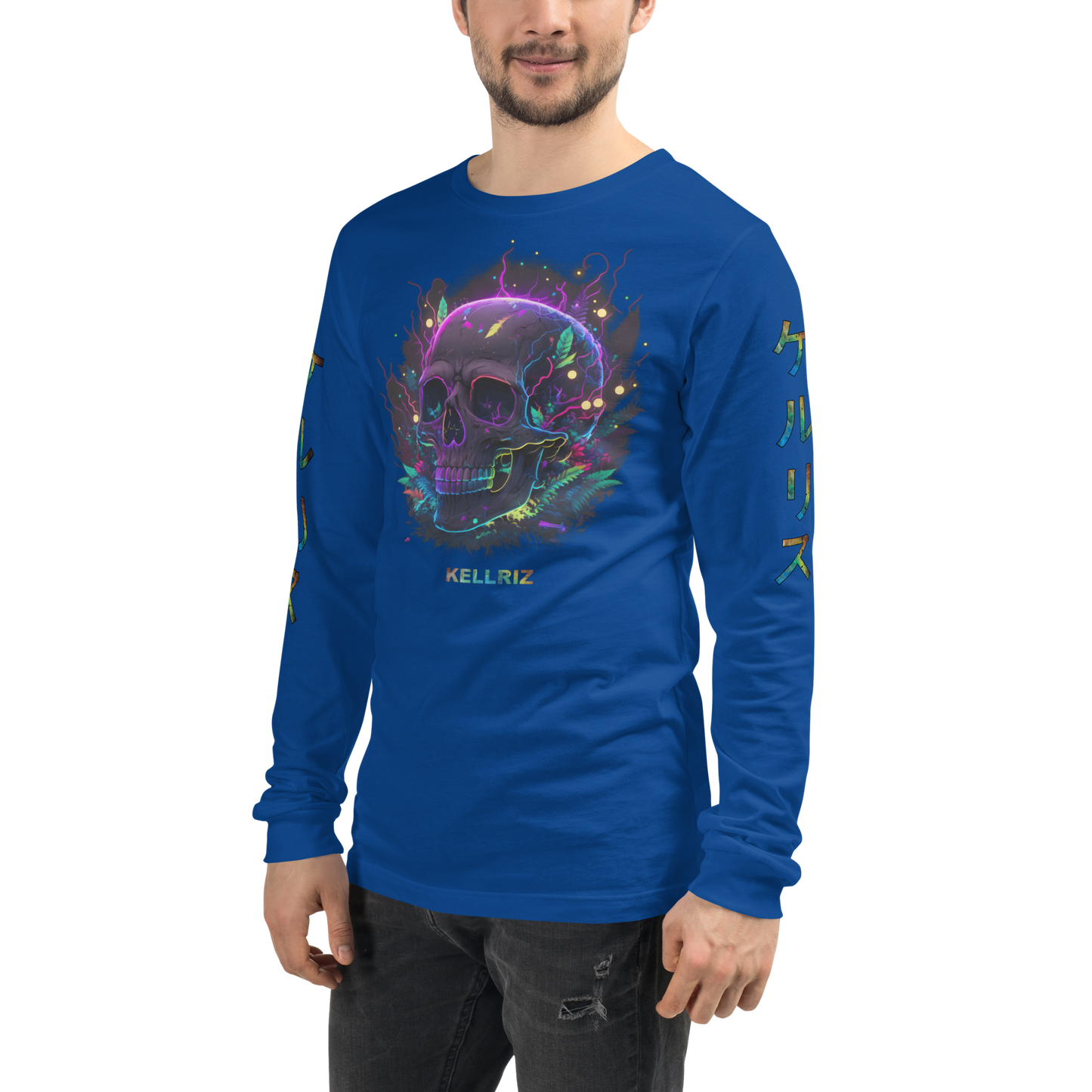 Neon Skull Long sleeve Unisex Long Sleeve Tee