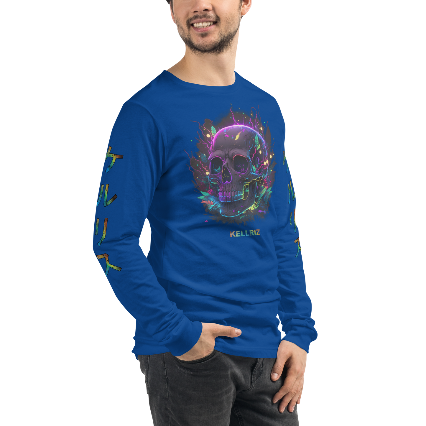 Neon Skull Long sleeve Unisex Long Sleeve Tee