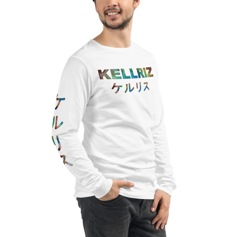 Kellriz Japanese text Unisex Long Sleeve Tee